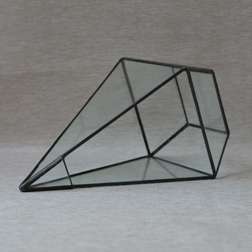 Pyramid Glass Terrarium